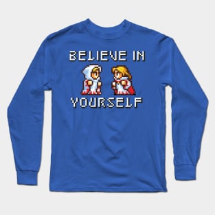 Believe In Yourself White Mage White Wizard Version Long Sleeve T-Shirt